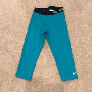 Nike Pro Dri-Fit Capris - Size Small